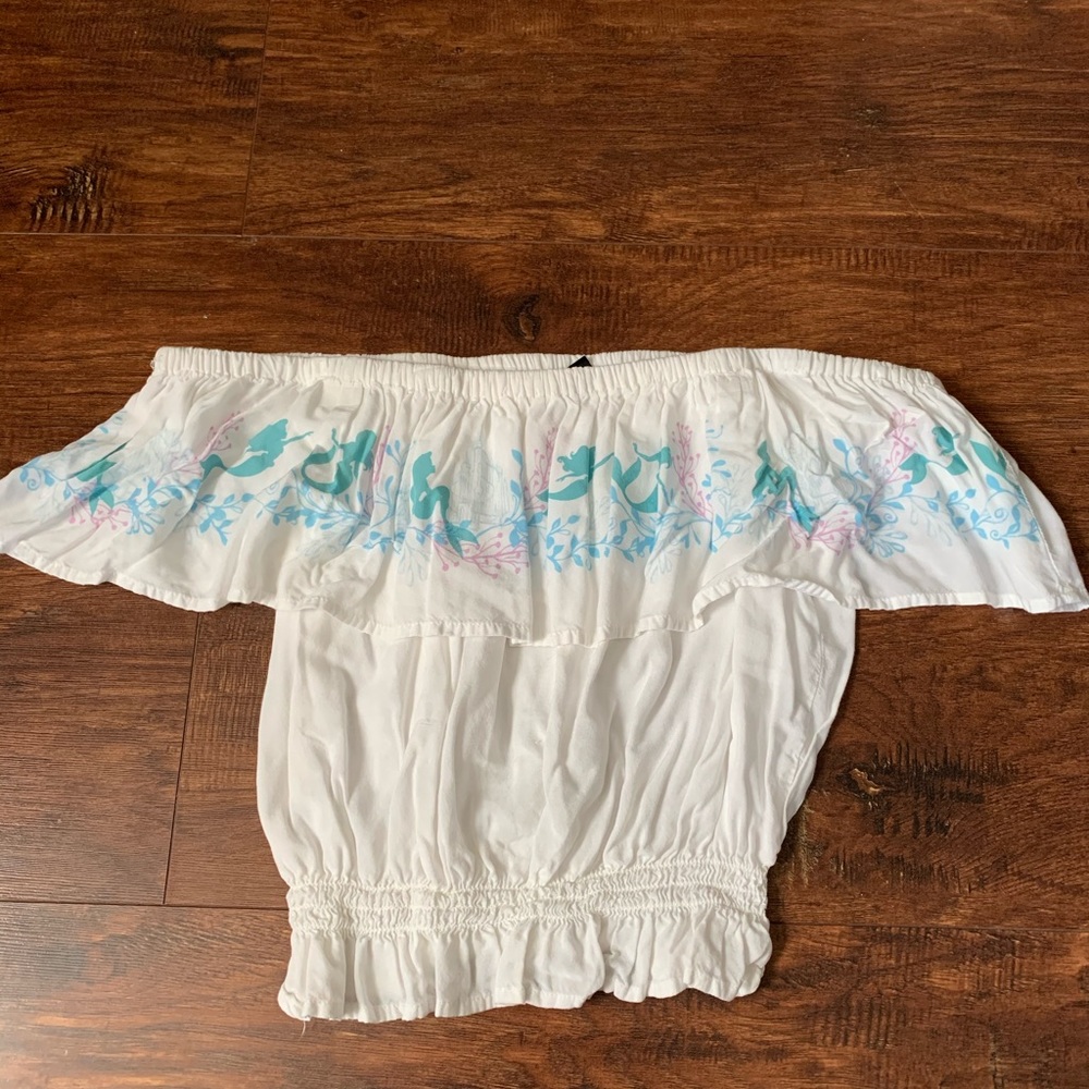 Off shoulder little mermaid top